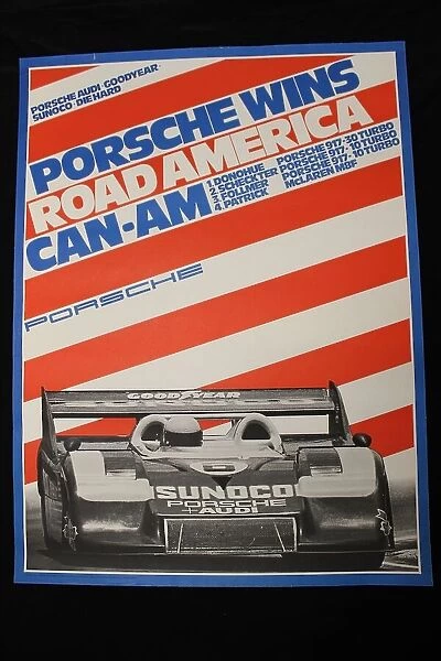 Poster, Porsche Wins Road America Can-Am