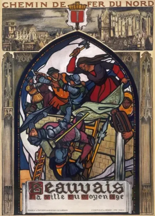 Framed Print : Poster for railway trips to Beauvais Framed Print : Poster for railway trips to Beauvais