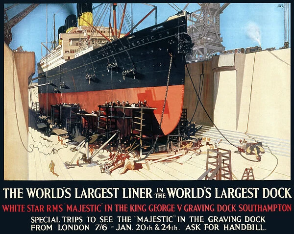 Poster for the RMS Majestic