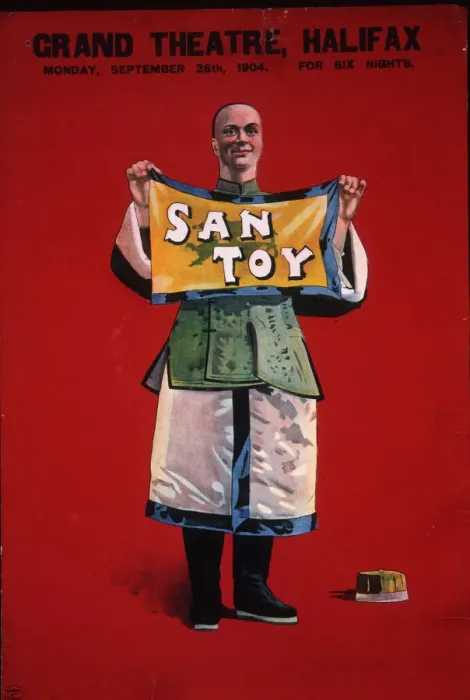 Framed Print : Poster, San Toy, musical at the Grand Theatre, Halifax Framed Print : Poster, San Toy, musical at the Grand Theatre, Halifax