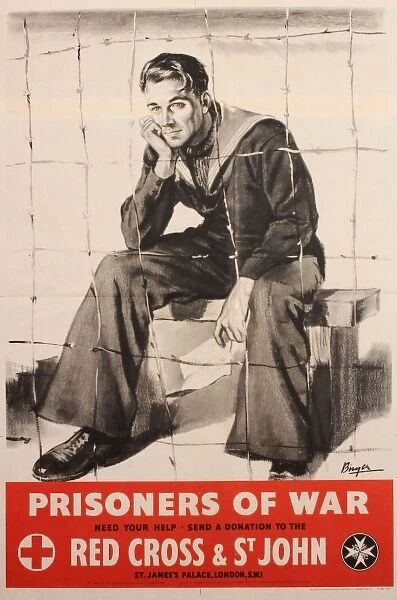 Poster seeking donations for Prisoners of War