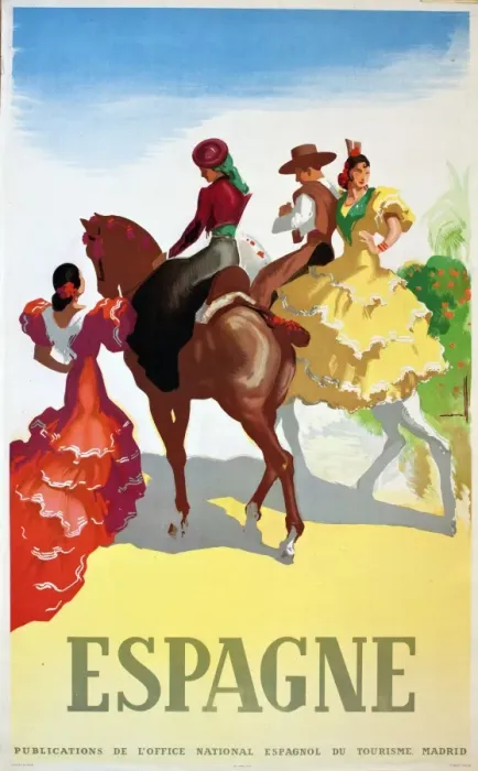 Framed Print : Poster, Spain Framed Print : Poster, Spain