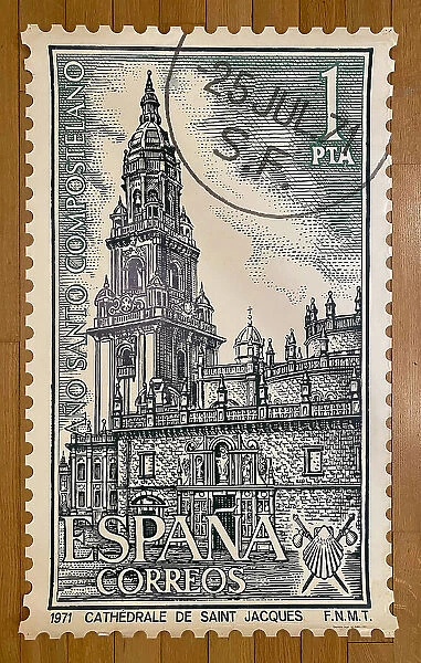 Poster, Spanish stamp design