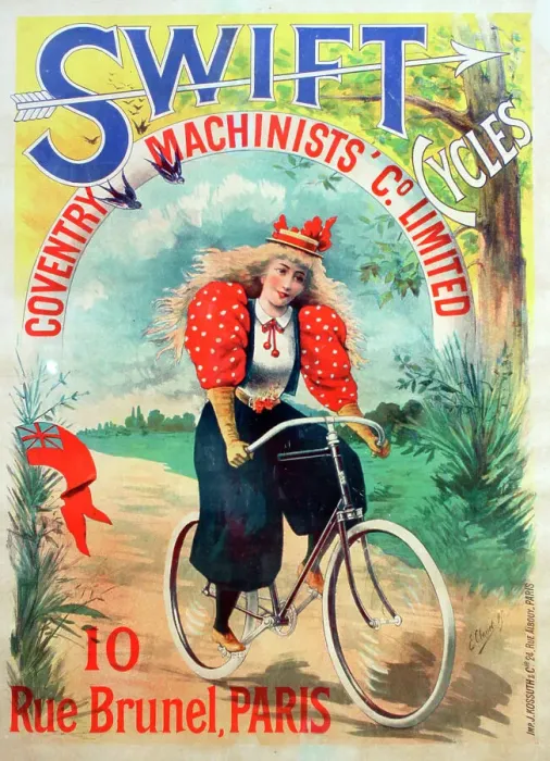 Framed Print : Poster for Swift Cycles, Coventry Machinists Co. Ltd Framed Print : Poster for Swift Cycles, Coventry Machinists Co. Ltd