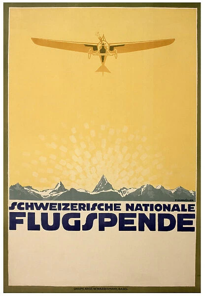 Poster, Swiss National Flugspende