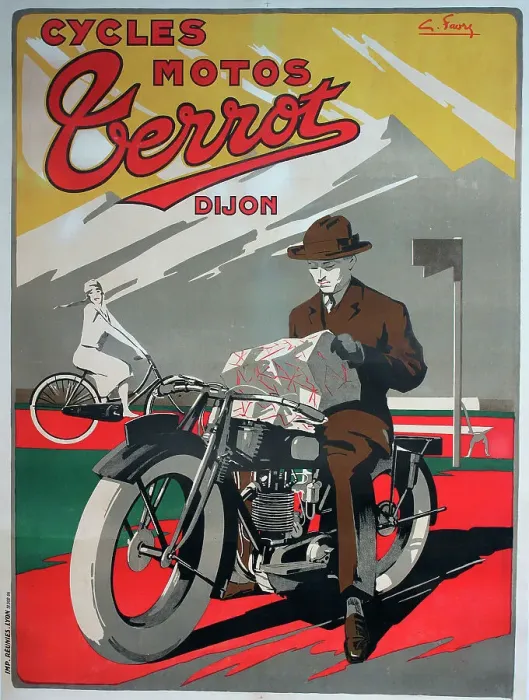 Framed Print : Poster, Terrot Motor Cycles, Dijon, France Framed Print : Poster, Terrot Motor Cycles, Dijon, France