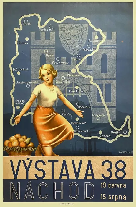 Framed Print : Poster, Vystava Nachod (Exhibition), Czechoslovakia Framed Print : Poster, Vystava Nachod (Exhibition), Czechoslovakia