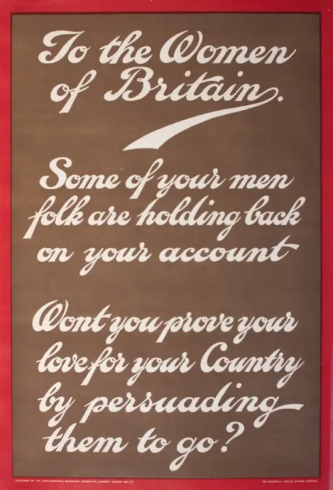 Framed Print : Poster, To the Women of Britain Framed Print : Poster, To the Women of Britain
