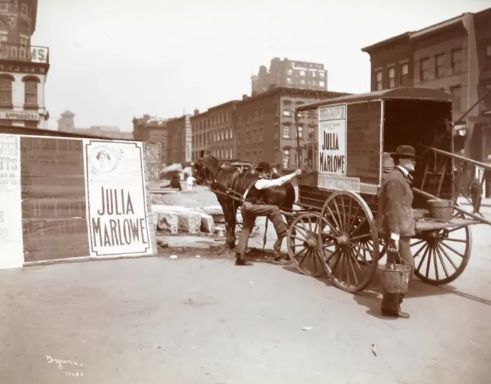 Framed Print : Bill Posters, New York Framed Print : Bill Posters, New York