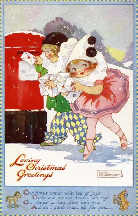 Framed Print : Posting greeting cards Framed Print : Posting greeting cards