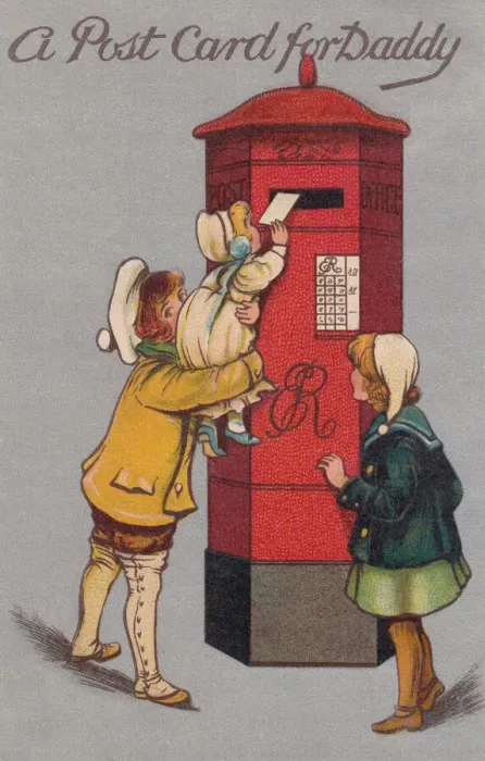 Framed Print : Posting a letter Framed Print : Posting a letter
