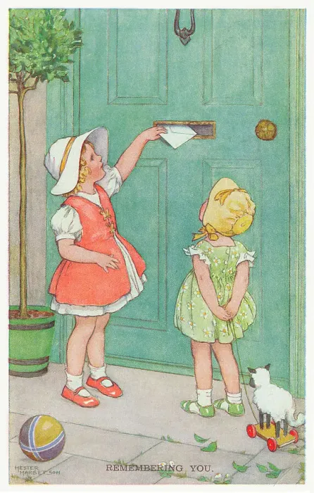 Framed Print : Posting a Letter Framed Print : Posting a Letter