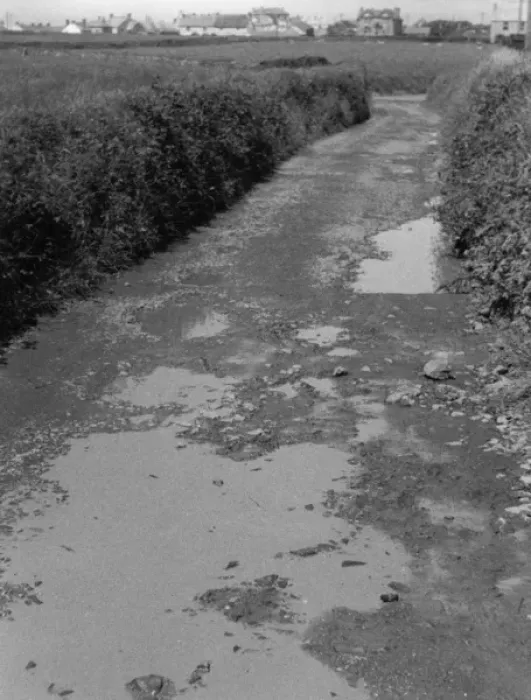 Framed Print : Potholes in a Road Framed Print : Potholes in a Road