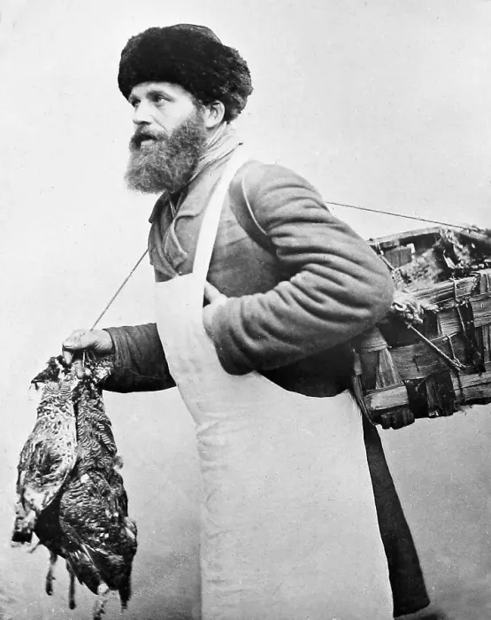Framed Print : Poultry seller, Russia Framed Print : Poultry seller, Russia