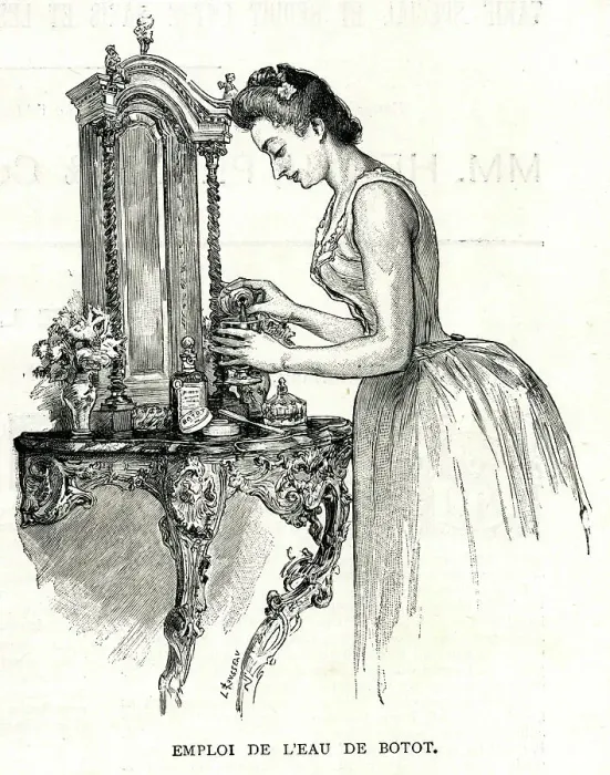 Framed Print : Pouring Botot water, Paris Exhibition of 1889 Framed Print : Pouring Botot water, Paris Exhibition of 1889