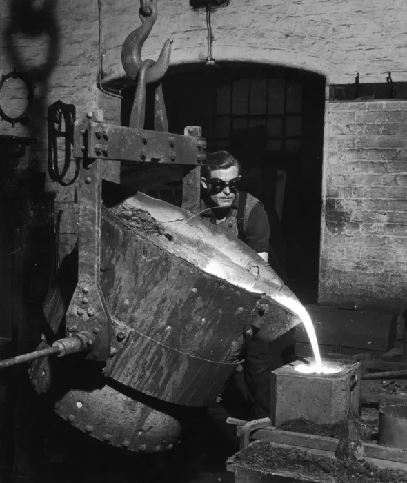 Framed Print : Pouring Molten Metal Framed Print : Pouring Molten Metal