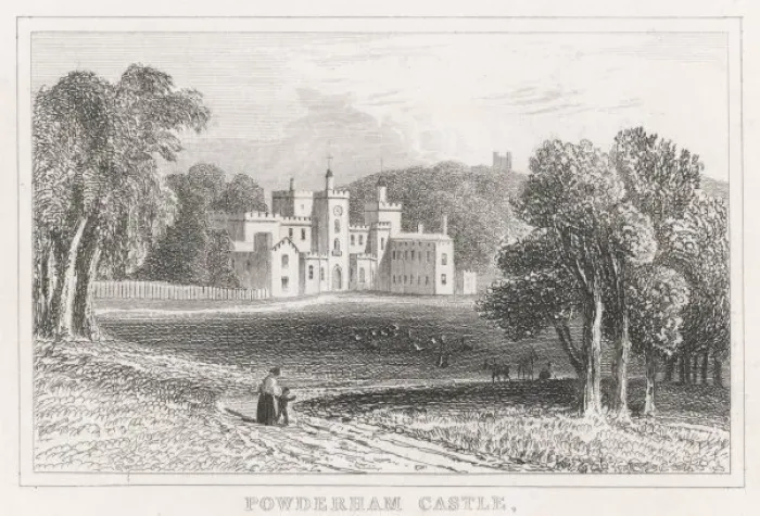 Framed Print : Powderham Castle / Devon Framed Print : Powderham Castle / Devon