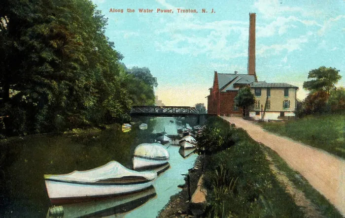 Framed Print : Power Station on the banks of the Delaware River, Trenton Framed Print : Power Station on the banks of the Delaware River, Trenton