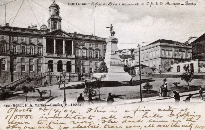 Framed Print : Praca do Infante Dom Henrique, Porto, northern Portugal Framed Print : Praca do Infante Dom Henrique, Porto, northern Portugal