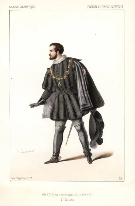Framed Print : Prague as Henri de Navarre in Henri IV, 1846 Framed Print : Prague as Henri de Navarre in Henri IV, 1846