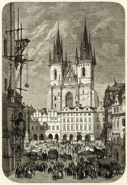 Prague  /  Tyn Church 1859