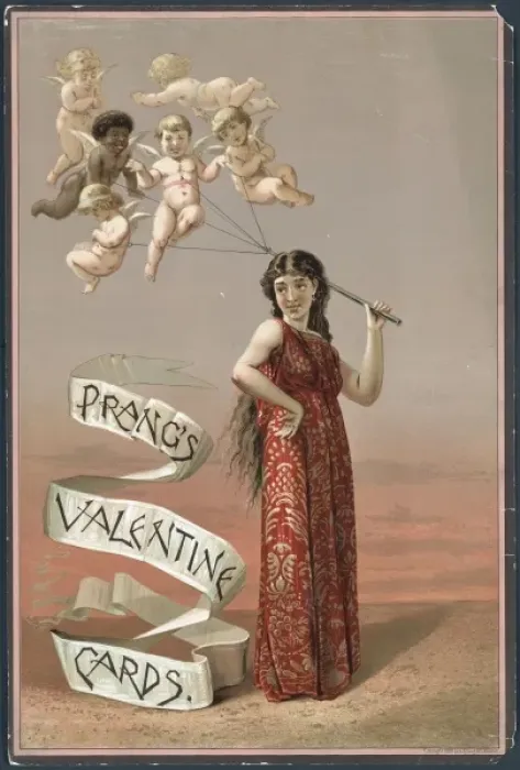 Framed Print : Prangs Valentine cards Framed Print : Prangs Valentine cards