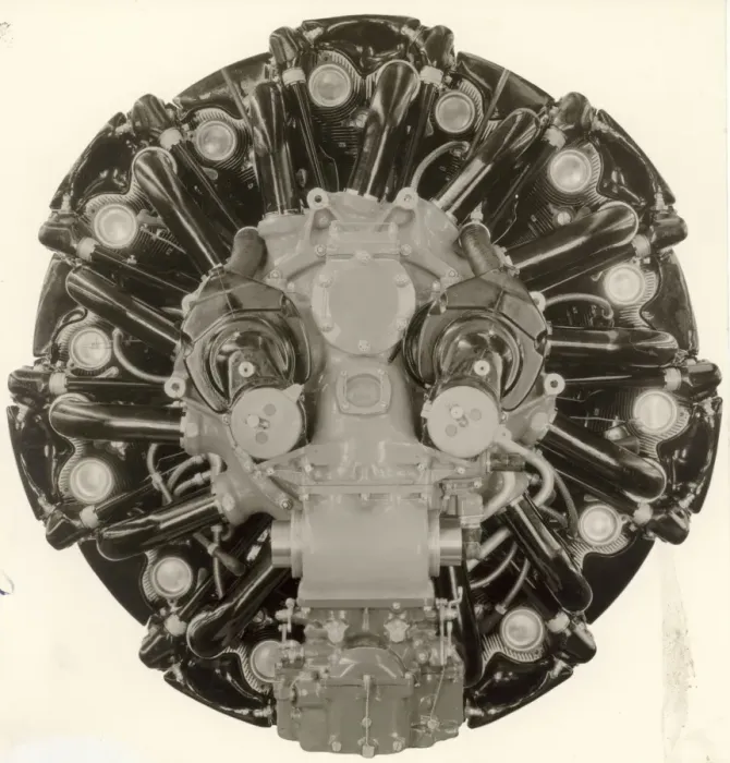 Framed Print : Pratt & Whitney R-1830 Twin Wasp radial, rear view Framed Print : Pratt & Whitney R-1830 Twin Wasp radial, rear view