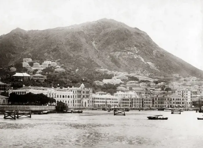 Framed Print : Praya East (now part of Wan Chai) circa 1880s Hong Kong Framed Print : Praya East (now part of Wan Chai) circa 1880s Hong Kong