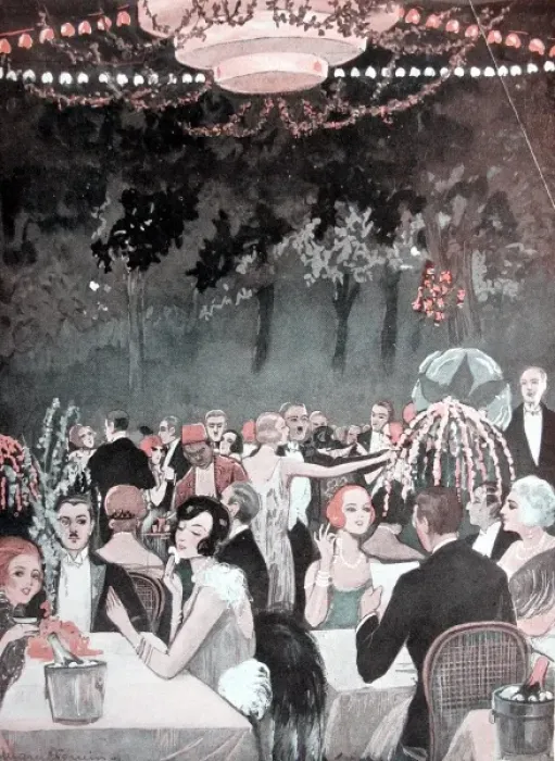 Framed Print : The Pre-Catelan Club, Paris, 1924 Framed Print : The Pre-Catelan Club, Paris, 1924