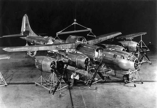 The pre-completed components of a Boeing B-29