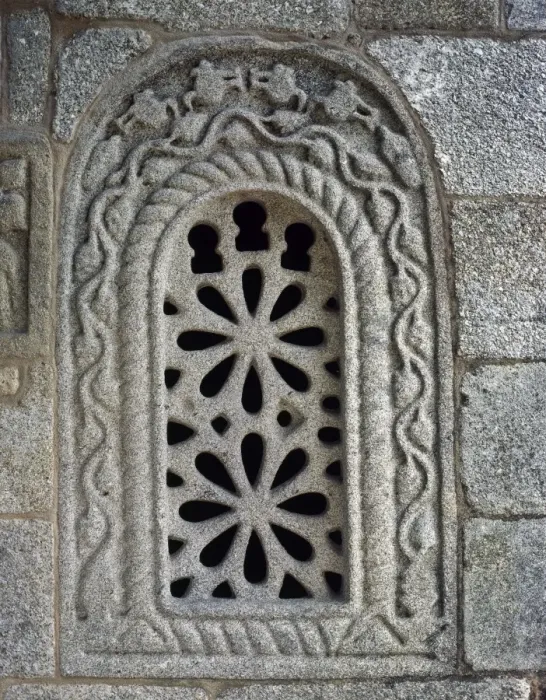 Framed Print : Pre-Romanesque Art. Spain. Galicia. Church of San Gines in F Framed Print : Pre-Romanesque Art. Spain. Galicia. Church of San Gines in F