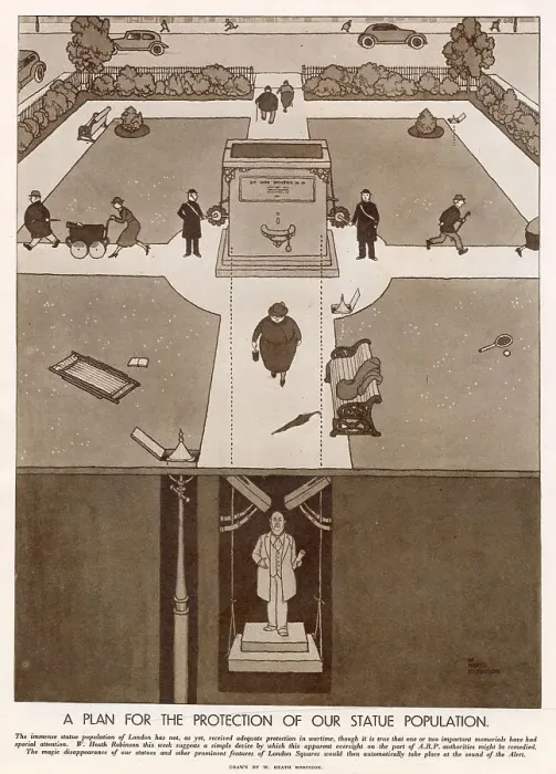 Framed Print : As a precaution against possible bombing precious art, relics, sculptures and memorials where moved out of London to a secret place. This was given to the Nation by the National Art Collections Fund Framed Print : As a precaution against possible bombing precious art, relics, sculptures and memorials where moved out of London to a secret place. This was given to the Nation by the National Art Collections Fund