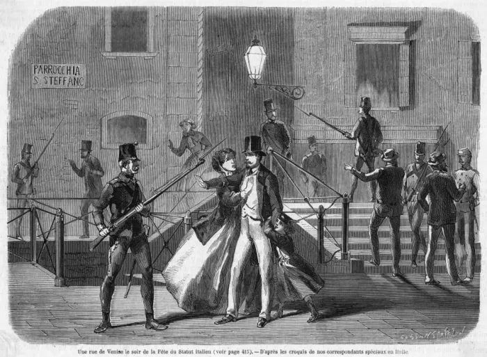 Framed Print : Precautions in Venice Framed Print : Precautions in Venice
