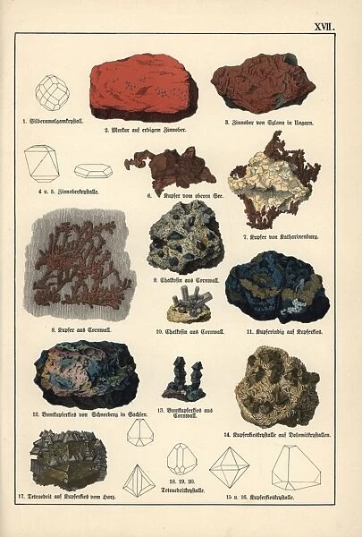 Precious metals including mercury, copper and bornite