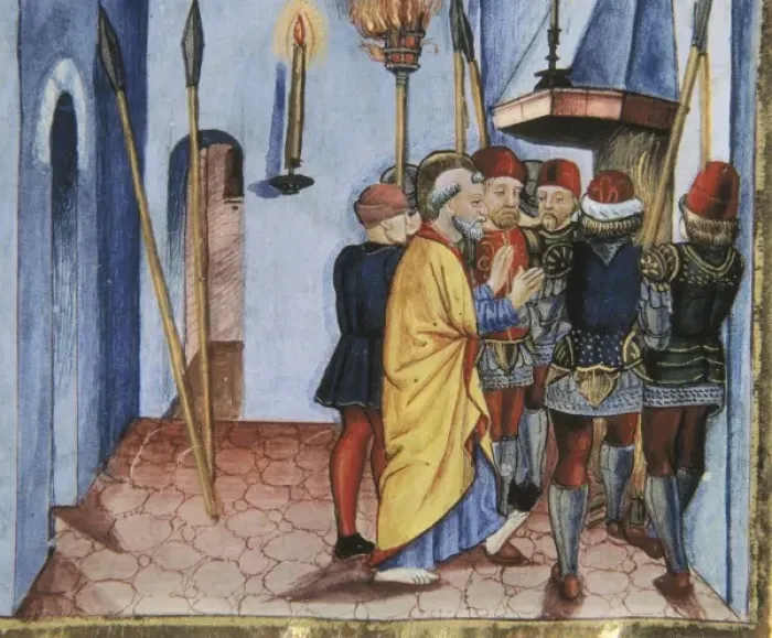Framed Print : DE PREDIS, Cristoforo (1440-1486). Stories of Framed Print : DE PREDIS, Cristoforo (1440-1486). Stories of