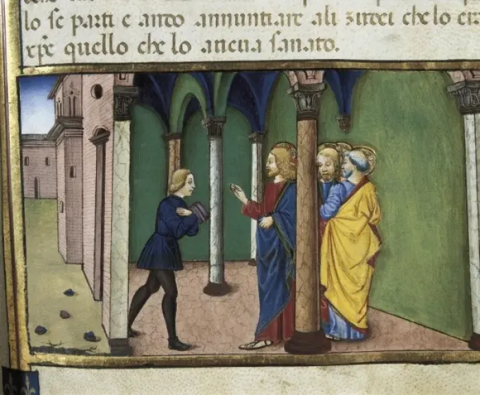 Framed Print : DE PREDIS, Cristoforo (1440-1486). Stories of Framed Print : DE PREDIS, Cristoforo (1440-1486). Stories of