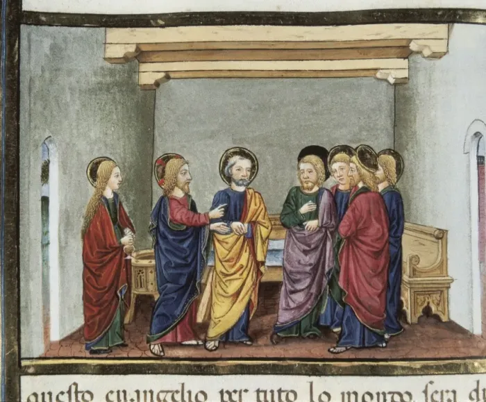 Framed Print : DE PREDIS, Cristoforo (1440-1486). Stories of Framed Print : DE PREDIS, Cristoforo (1440-1486). Stories of