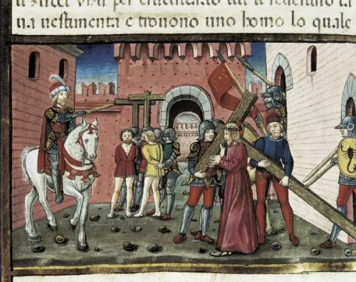 Framed Print : DE PREDIS, Cristoforo (1440-1486). Stories of Framed Print : DE PREDIS, Cristoforo (1440-1486). Stories of