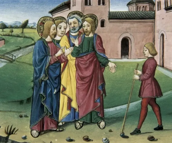 Framed Print : DE PREDIS, Cristoforo (1440-1486). Stories of Framed Print : DE PREDIS, Cristoforo (1440-1486). Stories of