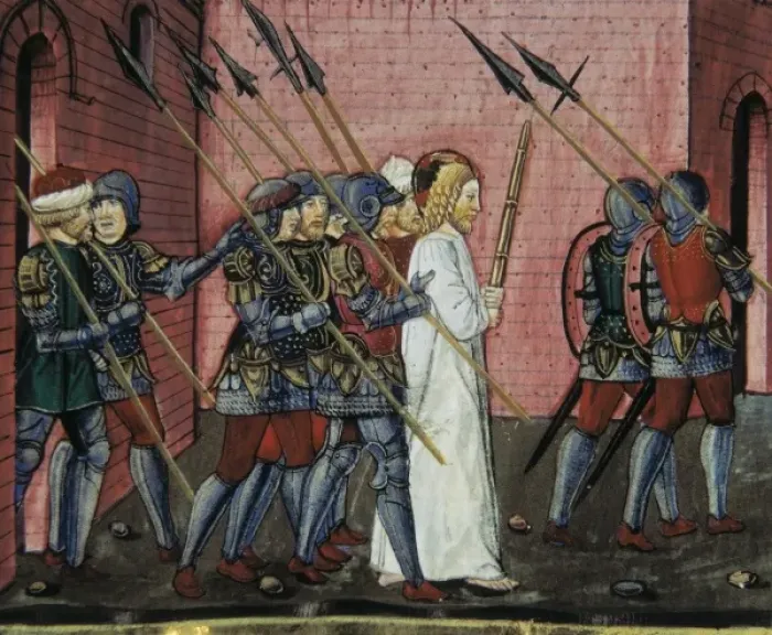 Framed Print : DE PREDIS, Cristoforo (1440-1486). Stories of Framed Print : DE PREDIS, Cristoforo (1440-1486). Stories of