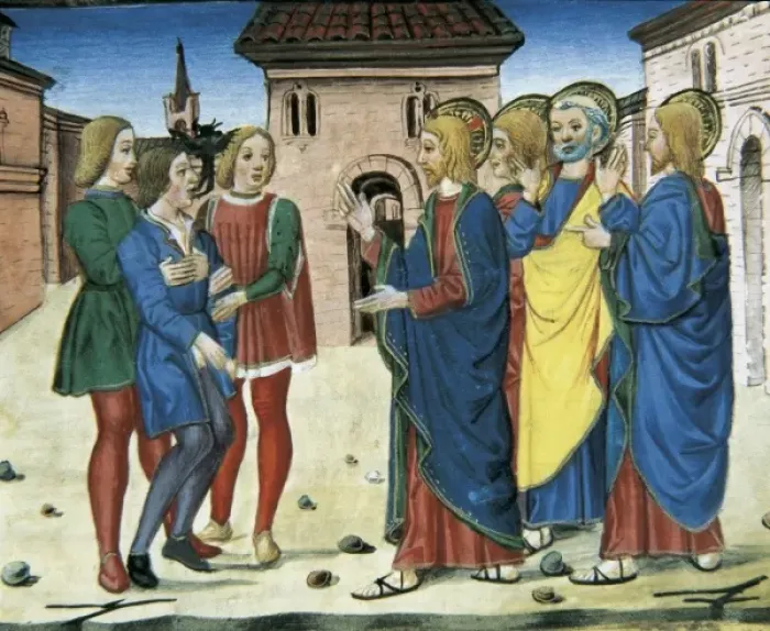 Framed Print : DE PREDIS, Cristoforo (1440-1486). Stories of Framed Print : DE PREDIS, Cristoforo (1440-1486). Stories of