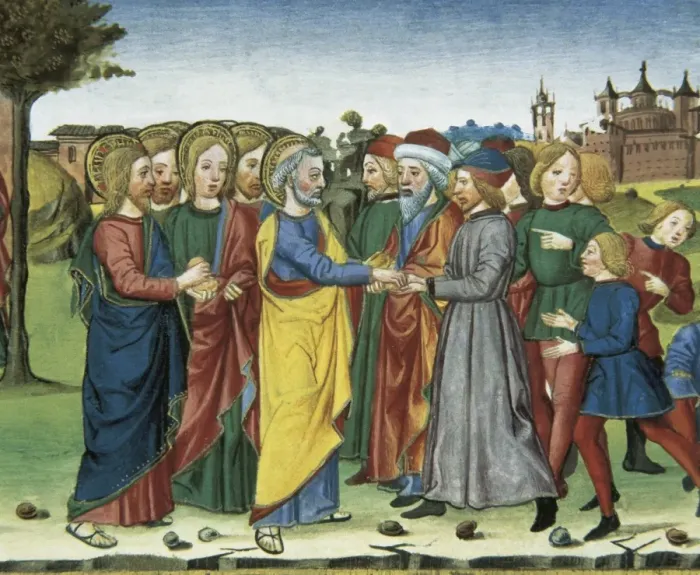 Framed Print : DE PREDIS, Cristoforo (1440-1486). Stories of Framed Print : DE PREDIS, Cristoforo (1440-1486). Stories of
