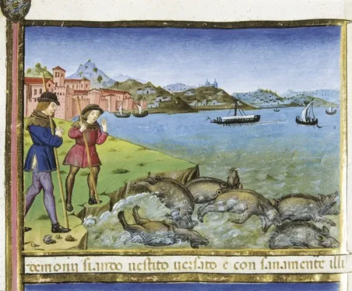Framed Print : DE PREDIS, Cristoforo (1440-1486). Stories of Framed Print : DE PREDIS, Cristoforo (1440-1486). Stories of