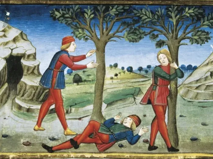 Framed Print : DE PREDIS, Cristoforo (1440-1486). Stories of Framed Print : DE PREDIS, Cristoforo (1440-1486). Stories of