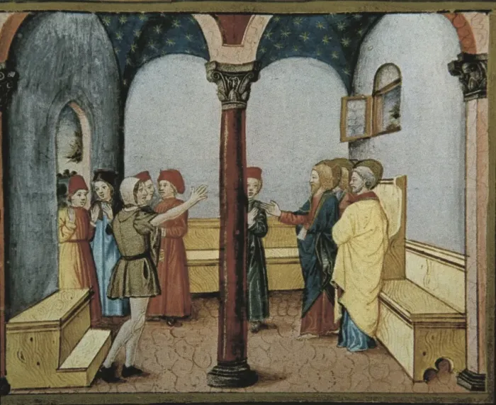 Framed Print : DE PREDIS, Cristoforo (1440-1486). Stories of Framed Print : DE PREDIS, Cristoforo (1440-1486). Stories of