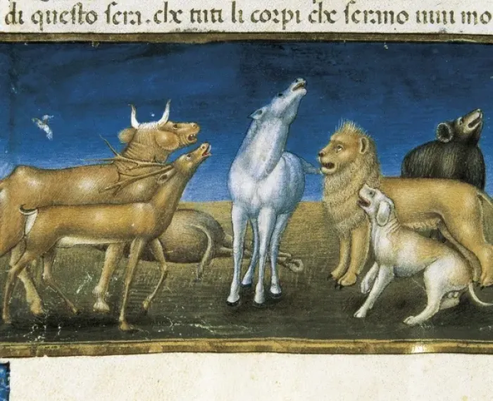 Framed Print : DE PREDIS, Cristoforo (1440-1486). Stories of Framed Print : DE PREDIS, Cristoforo (1440-1486). Stories of