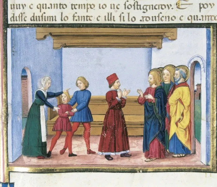 Framed Print : DE PREDIS, Cristoforo (1440-1486). Stories of Framed Print : DE PREDIS, Cristoforo (1440-1486). Stories of