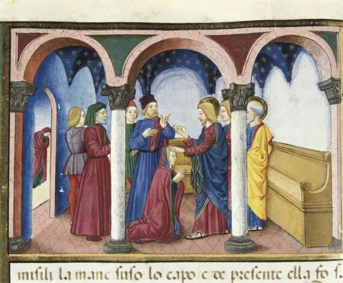 Framed Print : DE PREDIS, Cristoforo (1440-1486). Stories of Framed Print : DE PREDIS, Cristoforo (1440-1486). Stories of