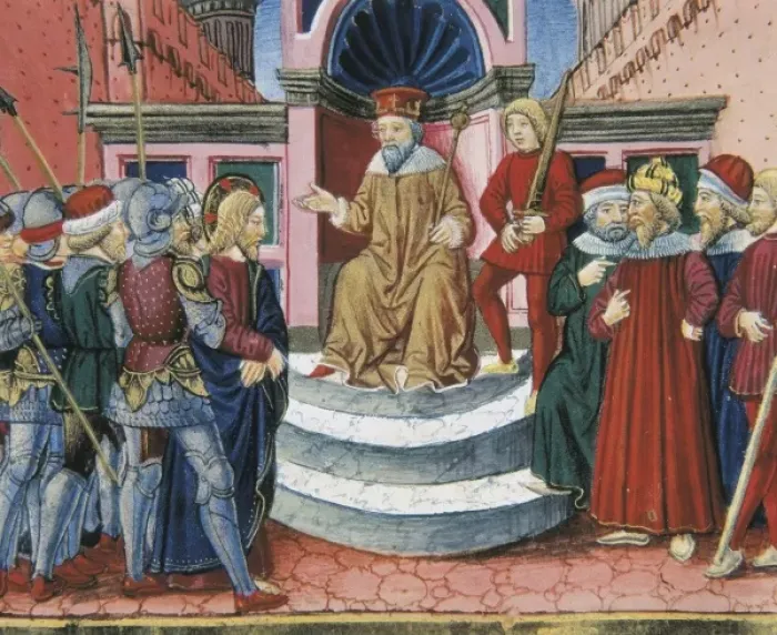 Framed Print : DE PREDIS, Cristoforo (1440-1486). Stories of Framed Print : DE PREDIS, Cristoforo (1440-1486). Stories of