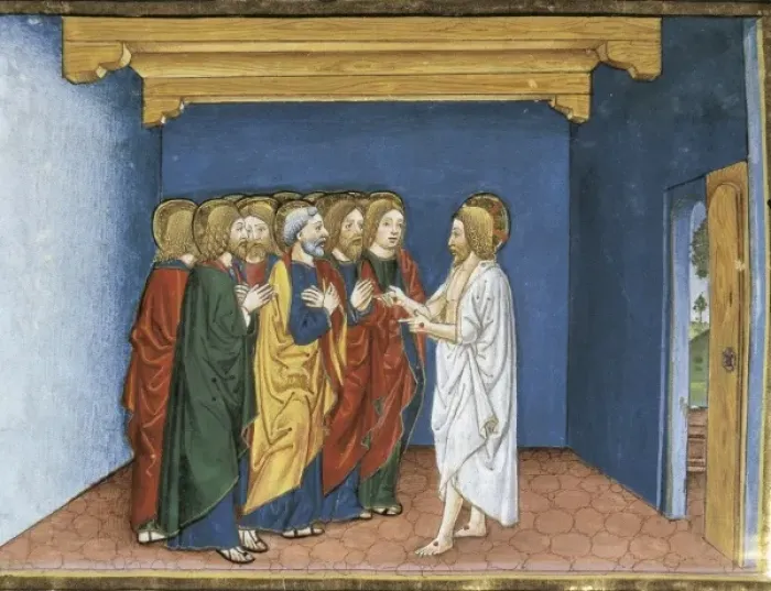 Framed Print : DE PREDIS, Cristoforo (1440-1486). Stories of Framed Print : DE PREDIS, Cristoforo (1440-1486). Stories of